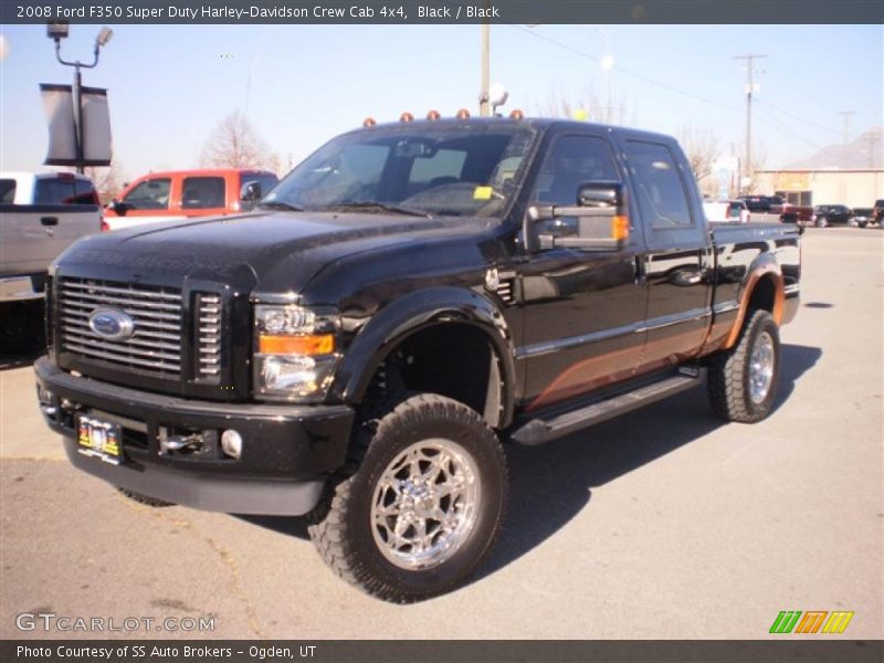 Black / Black 2008 Ford F350 Super Duty Harley-Davidson Crew Cab 4x4