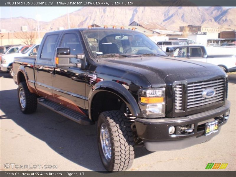 Black / Black 2008 Ford F350 Super Duty Harley-Davidson Crew Cab 4x4