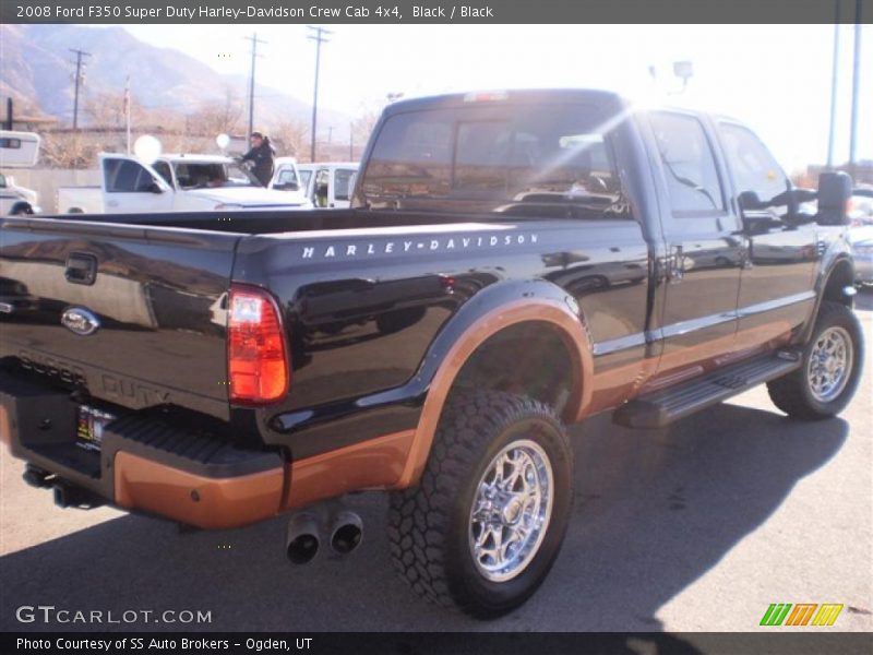 Black / Black 2008 Ford F350 Super Duty Harley-Davidson Crew Cab 4x4