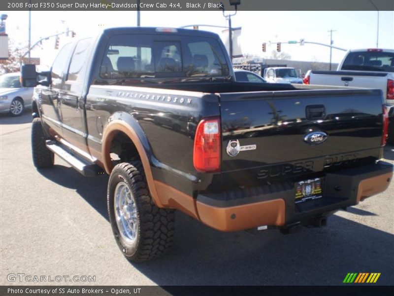 Black / Black 2008 Ford F350 Super Duty Harley-Davidson Crew Cab 4x4