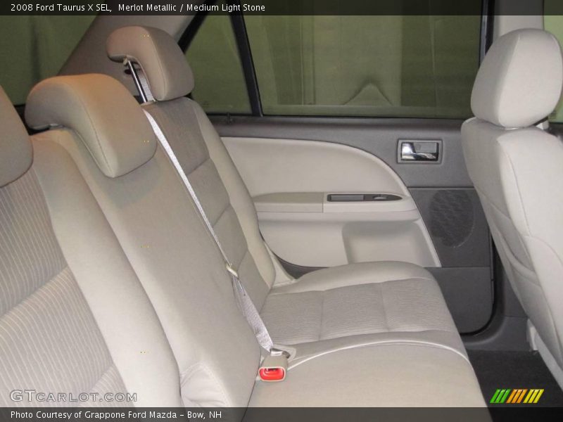 Merlot Metallic / Medium Light Stone 2008 Ford Taurus X SEL