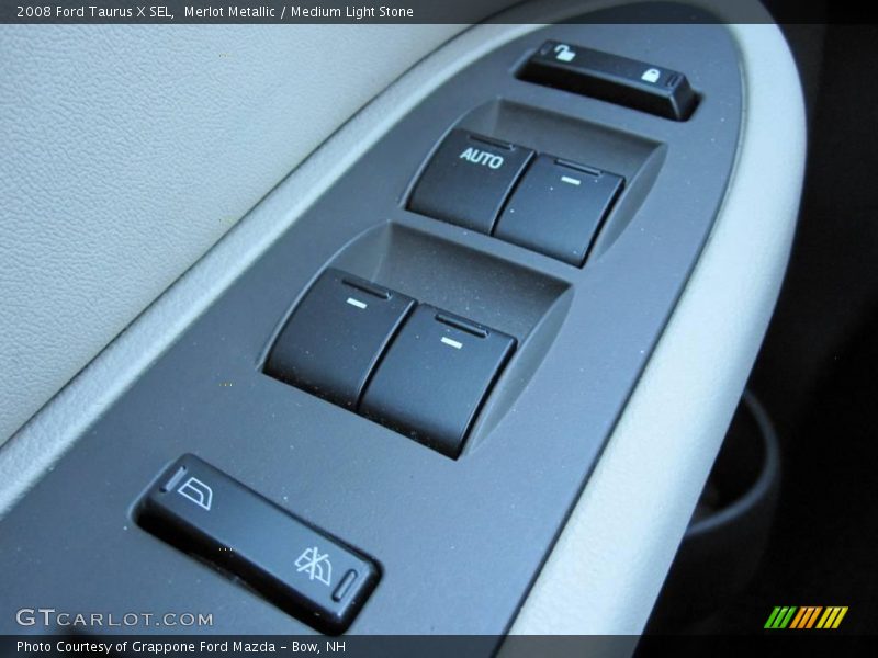 Merlot Metallic / Medium Light Stone 2008 Ford Taurus X SEL