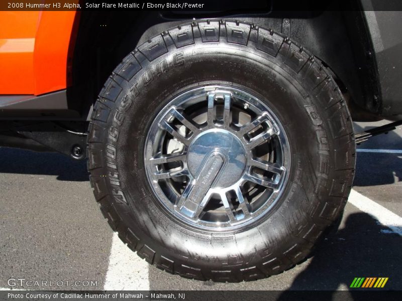 Solar Flare Metallic / Ebony Black/Pewter 2008 Hummer H3 Alpha