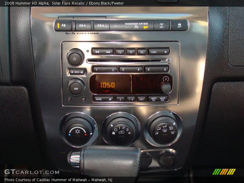 Solar Flare Metallic / Ebony Black/Pewter 2008 Hummer H3 Alpha
