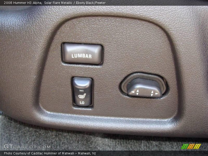 Solar Flare Metallic / Ebony Black/Pewter 2008 Hummer H3 Alpha
