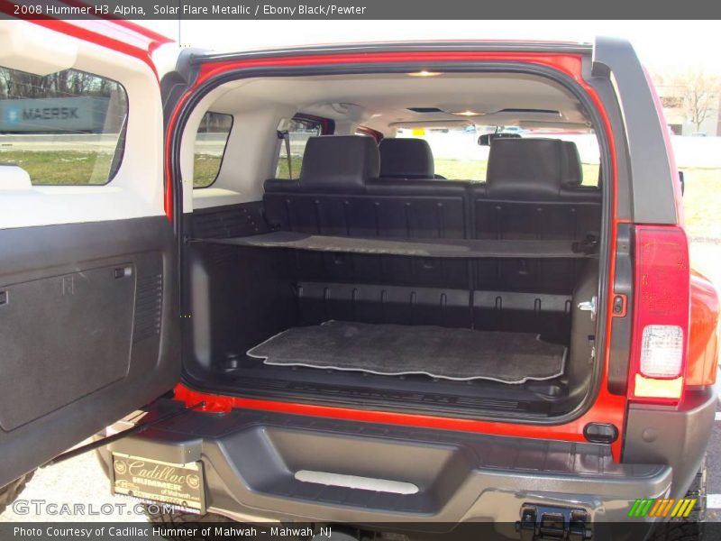 Solar Flare Metallic / Ebony Black/Pewter 2008 Hummer H3 Alpha