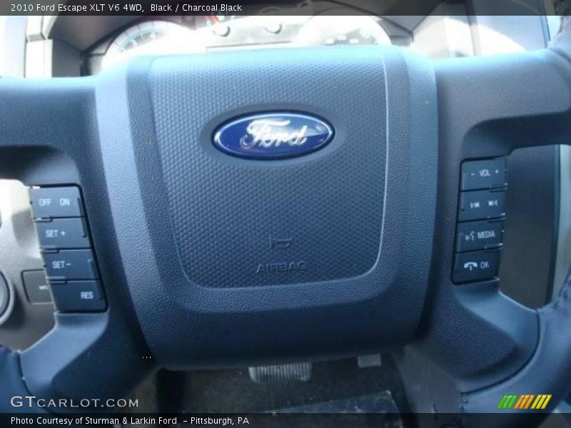 Black / Charcoal Black 2010 Ford Escape XLT V6 4WD