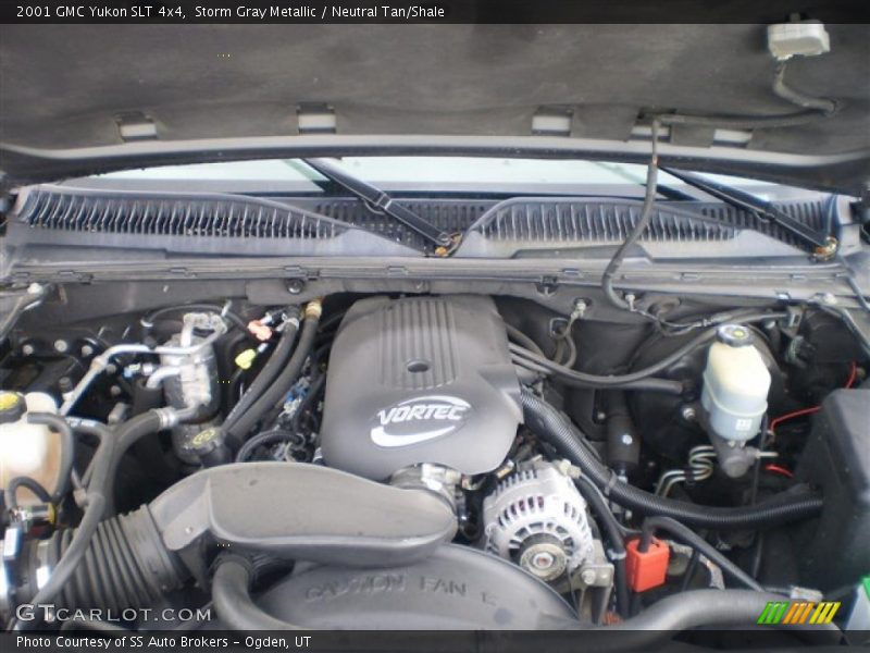 Storm Gray Metallic / Neutral Tan/Shale 2001 GMC Yukon SLT 4x4