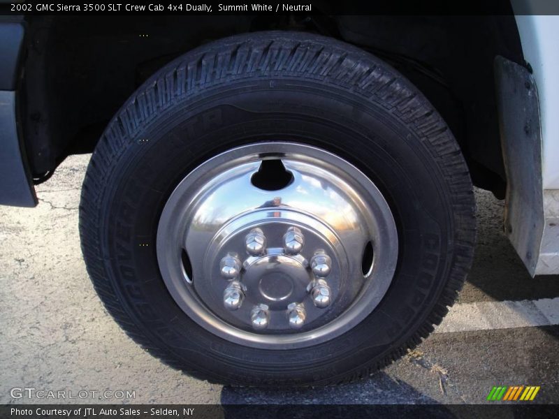 Summit White / Neutral 2002 GMC Sierra 3500 SLT Crew Cab 4x4 Dually