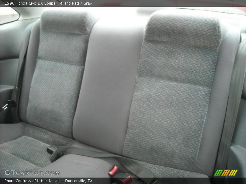 Milano Red / Gray 1996 Honda Civic DX Coupe