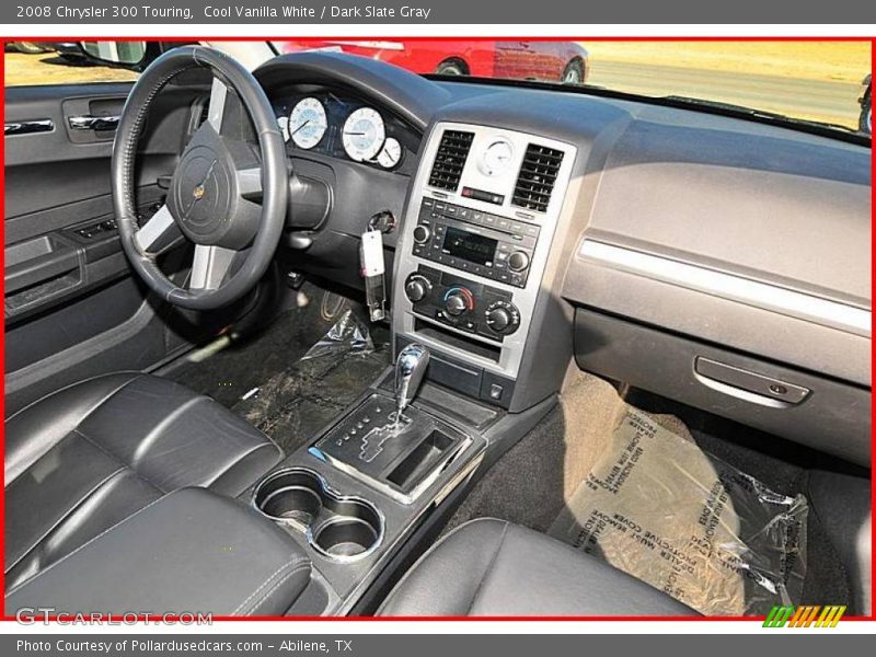 Cool Vanilla White / Dark Slate Gray 2008 Chrysler 300 Touring