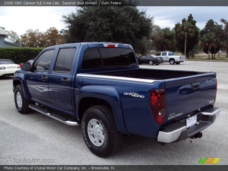 Superior Blue Metallic / Dark Pewter 2006 GMC Canyon SLE Crew Cab