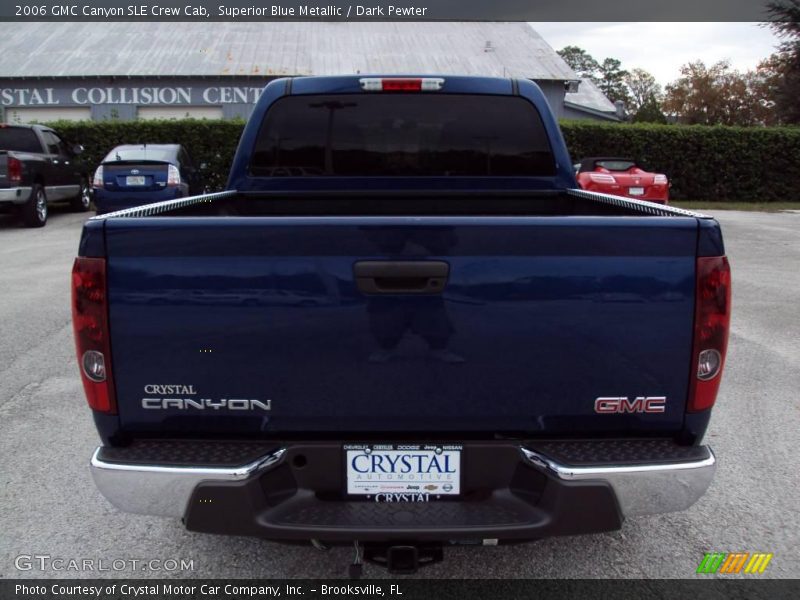 Superior Blue Metallic / Dark Pewter 2006 GMC Canyon SLE Crew Cab