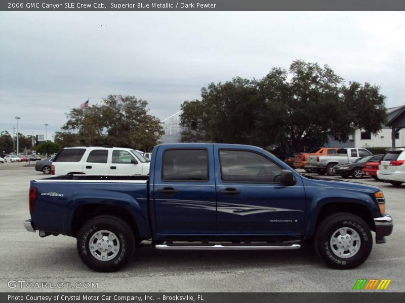 Superior Blue Metallic / Dark Pewter 2006 GMC Canyon SLE Crew Cab