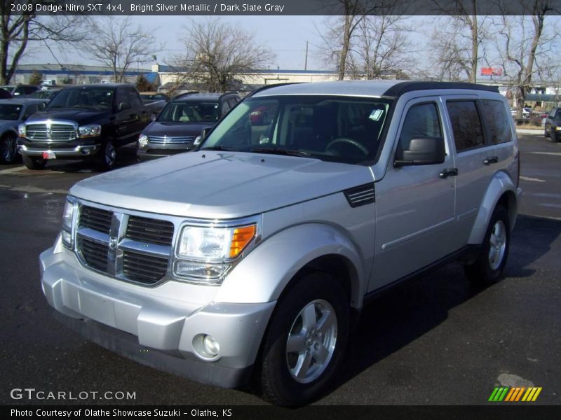 Bright Silver Metallic / Dark Slate Gray 2008 Dodge Nitro SXT 4x4
