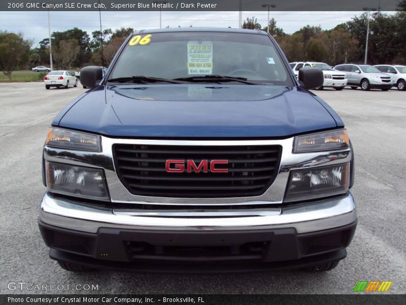 Superior Blue Metallic / Dark Pewter 2006 GMC Canyon SLE Crew Cab