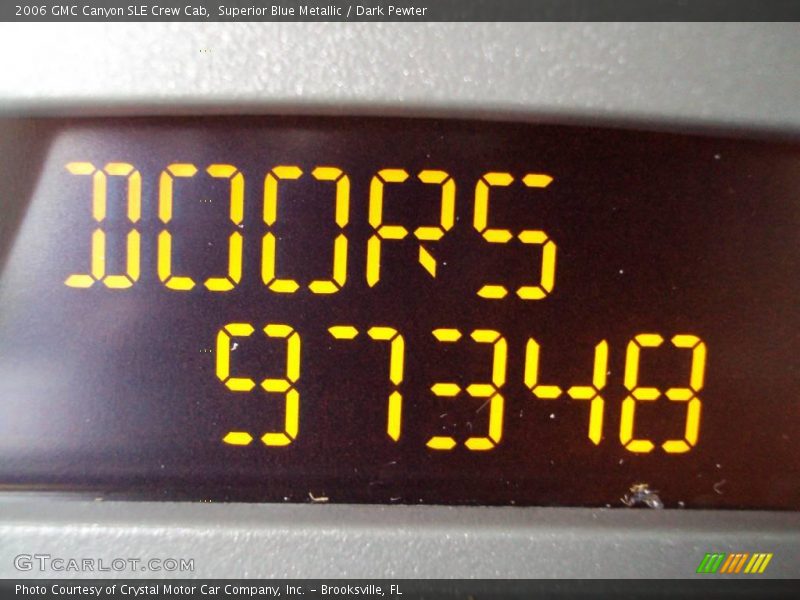 Superior Blue Metallic / Dark Pewter 2006 GMC Canyon SLE Crew Cab