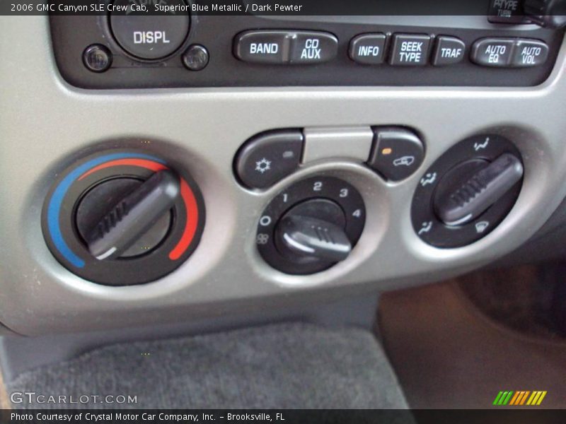 Superior Blue Metallic / Dark Pewter 2006 GMC Canyon SLE Crew Cab