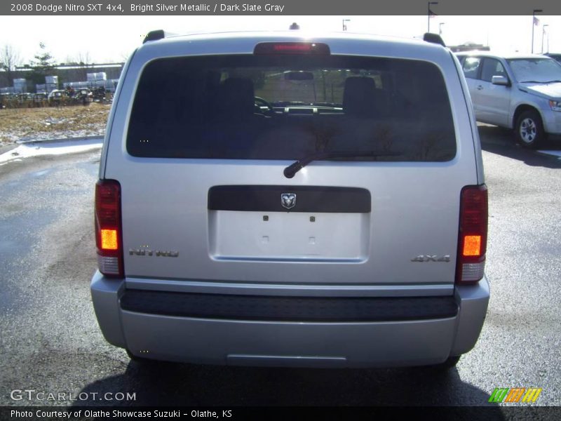 Bright Silver Metallic / Dark Slate Gray 2008 Dodge Nitro SXT 4x4