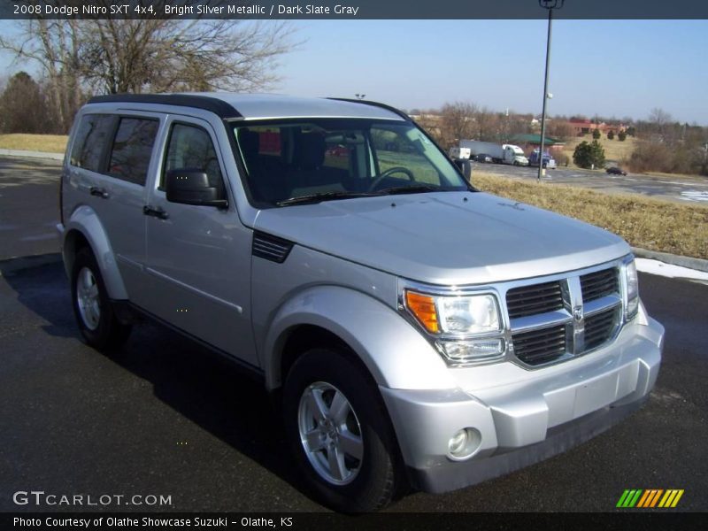 Bright Silver Metallic / Dark Slate Gray 2008 Dodge Nitro SXT 4x4