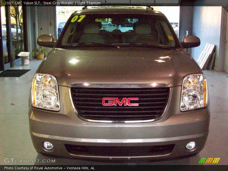 Steel Gray Metallic / Light Titanium 2007 GMC Yukon SLT
