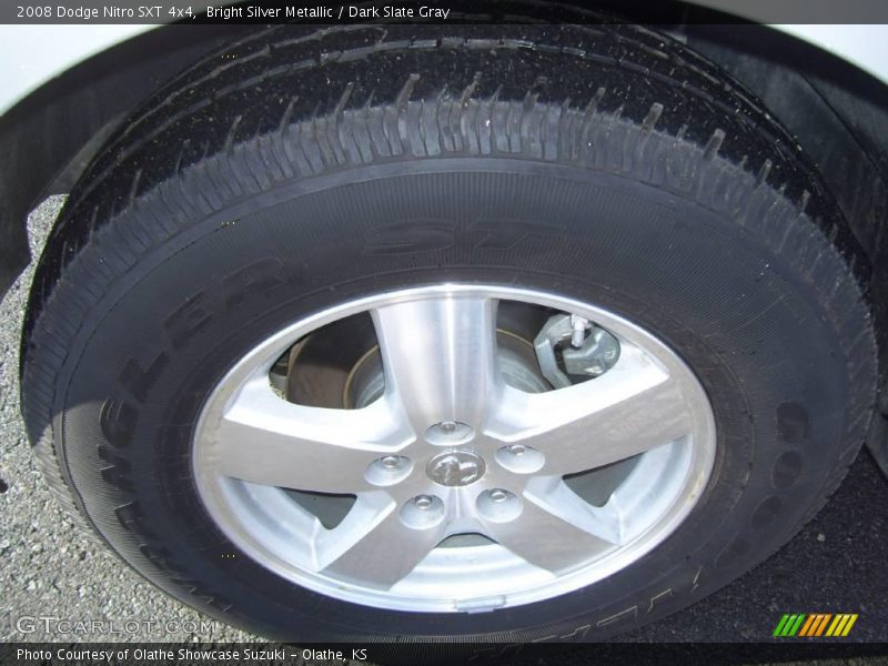 Bright Silver Metallic / Dark Slate Gray 2008 Dodge Nitro SXT 4x4