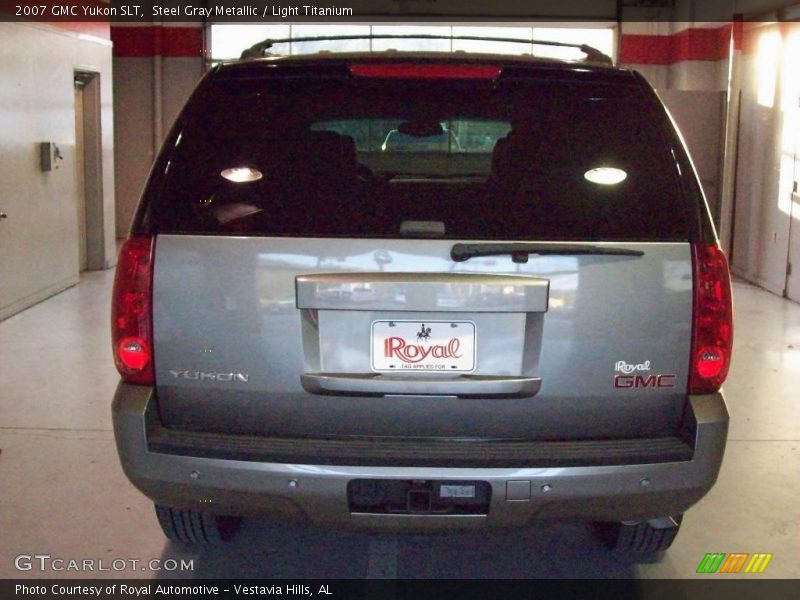 Steel Gray Metallic / Light Titanium 2007 GMC Yukon SLT
