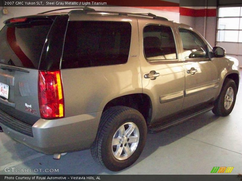 Steel Gray Metallic / Light Titanium 2007 GMC Yukon SLT