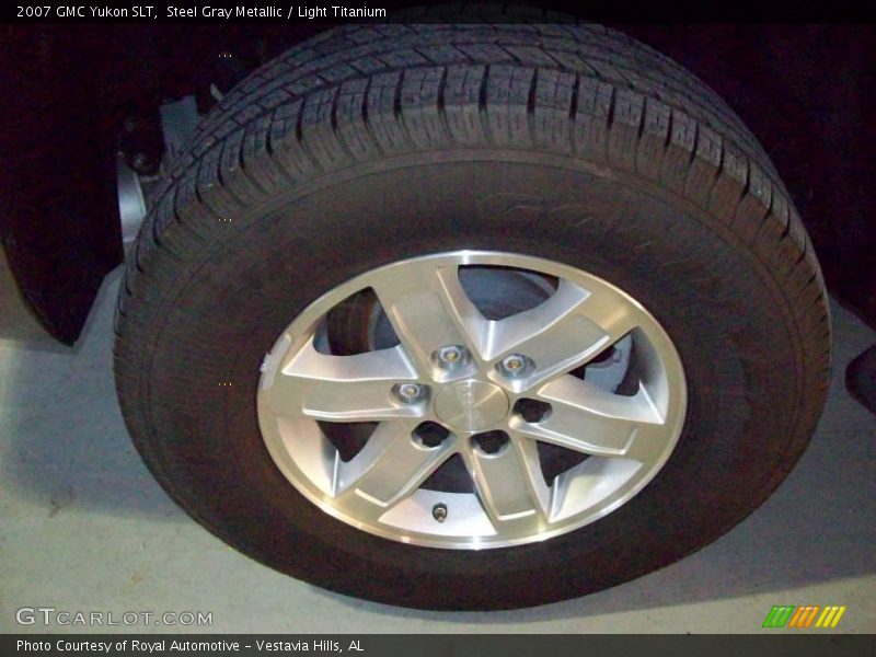 Steel Gray Metallic / Light Titanium 2007 GMC Yukon SLT