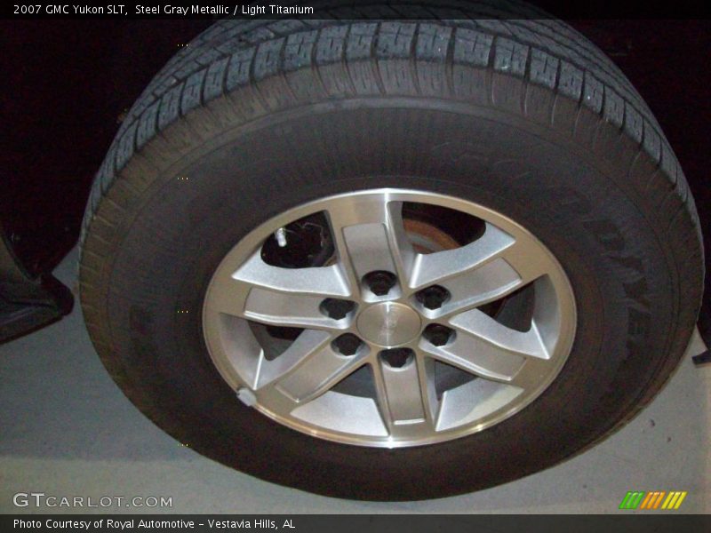 Steel Gray Metallic / Light Titanium 2007 GMC Yukon SLT
