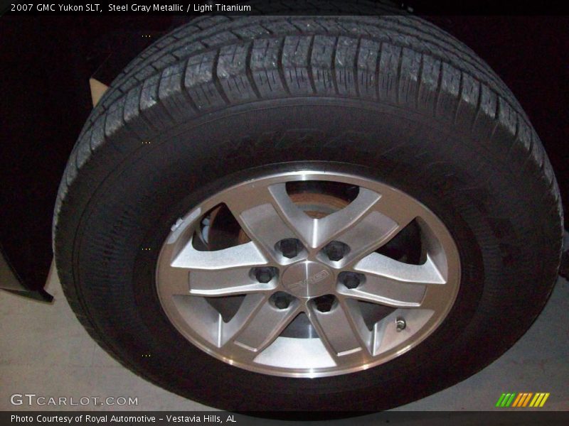 Steel Gray Metallic / Light Titanium 2007 GMC Yukon SLT