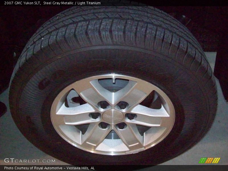 Steel Gray Metallic / Light Titanium 2007 GMC Yukon SLT