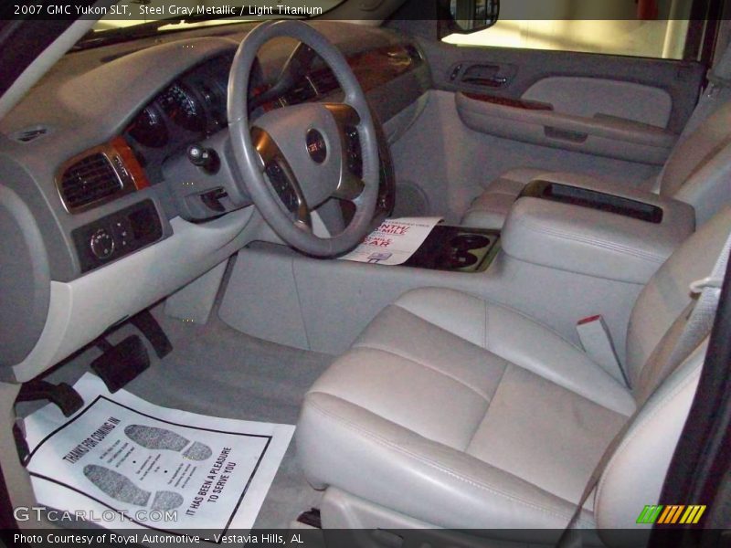Steel Gray Metallic / Light Titanium 2007 GMC Yukon SLT