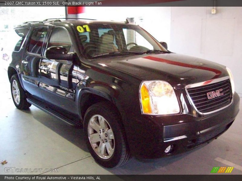 Onyx Black / Light Tan 2007 GMC Yukon XL 1500 SLE