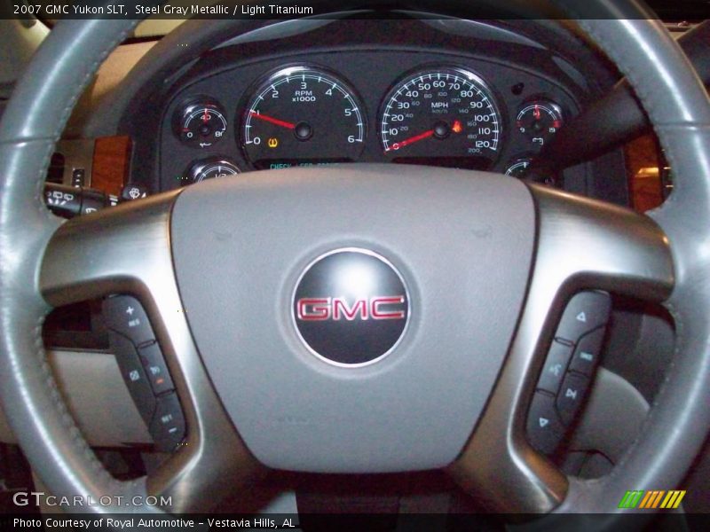 Steel Gray Metallic / Light Titanium 2007 GMC Yukon SLT