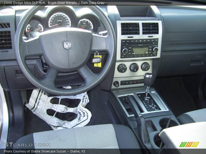 Bright Silver Metallic / Dark Slate Gray 2008 Dodge Nitro SXT 4x4