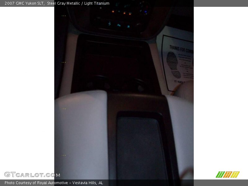 Steel Gray Metallic / Light Titanium 2007 GMC Yukon SLT