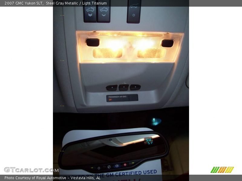 Steel Gray Metallic / Light Titanium 2007 GMC Yukon SLT
