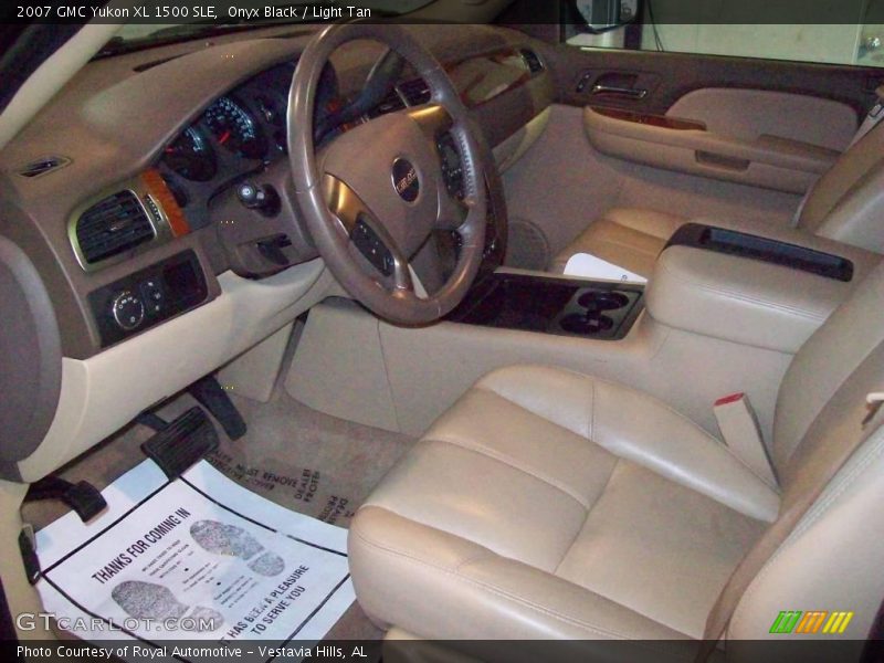 Onyx Black / Light Tan 2007 GMC Yukon XL 1500 SLE