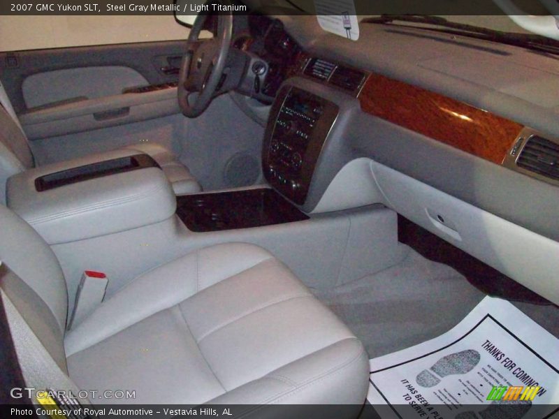 Steel Gray Metallic / Light Titanium 2007 GMC Yukon SLT
