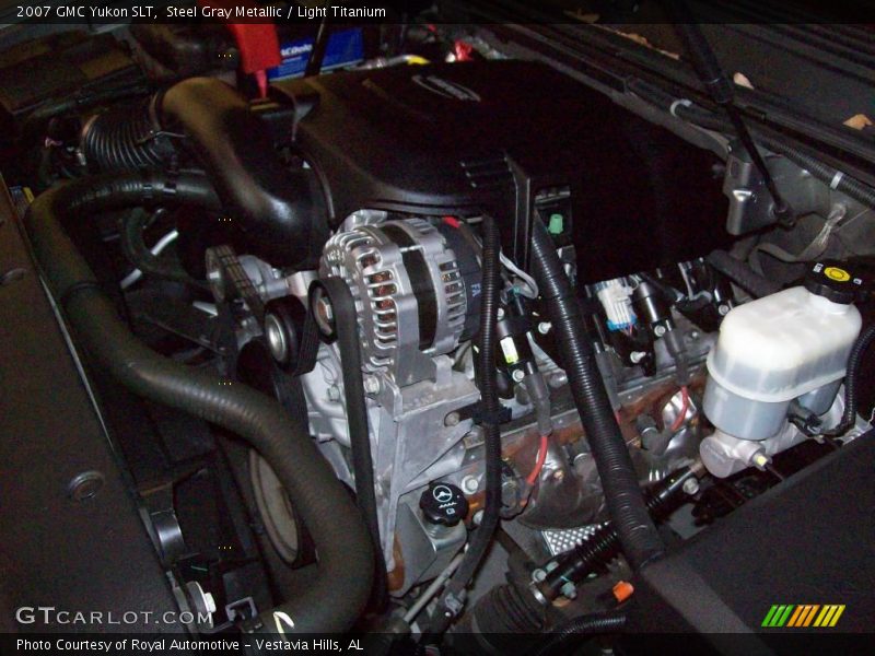 Steel Gray Metallic / Light Titanium 2007 GMC Yukon SLT