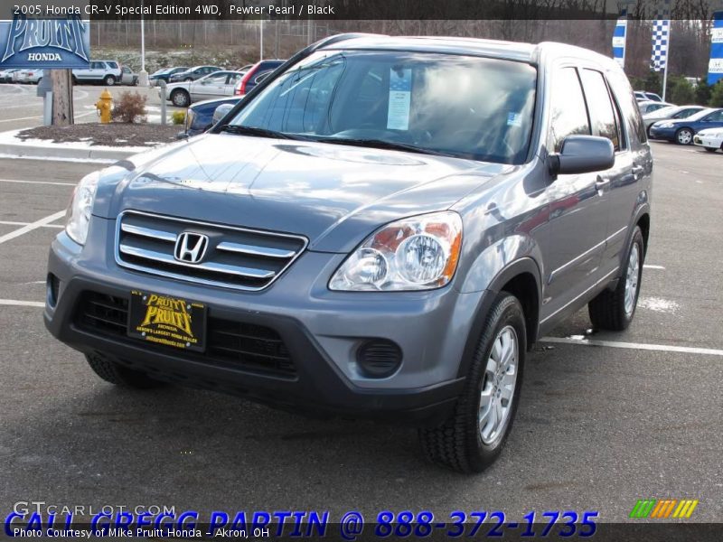 Pewter Pearl / Black 2005 Honda CR-V Special Edition 4WD