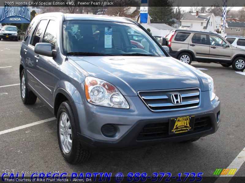 Pewter Pearl / Black 2005 Honda CR-V Special Edition 4WD