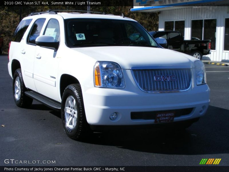 Summit White / Light Titanium 2010 GMC Yukon SLT 4x4