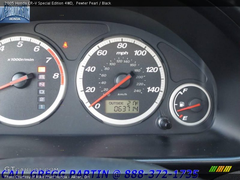 Pewter Pearl / Black 2005 Honda CR-V Special Edition 4WD