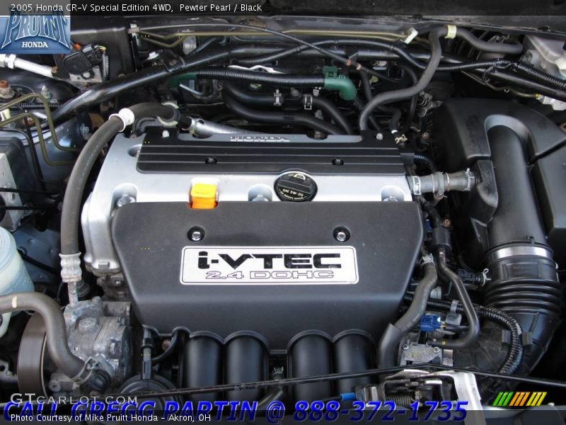 Pewter Pearl / Black 2005 Honda CR-V Special Edition 4WD