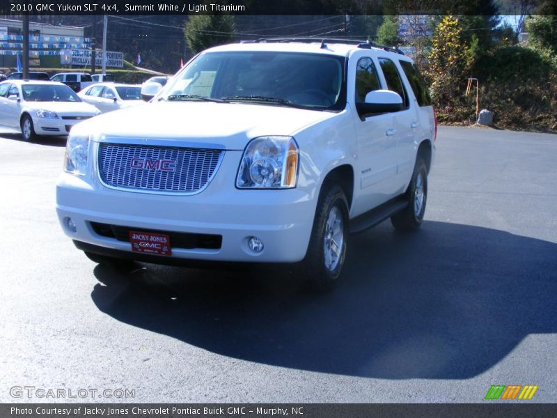 Summit White / Light Titanium 2010 GMC Yukon SLT 4x4