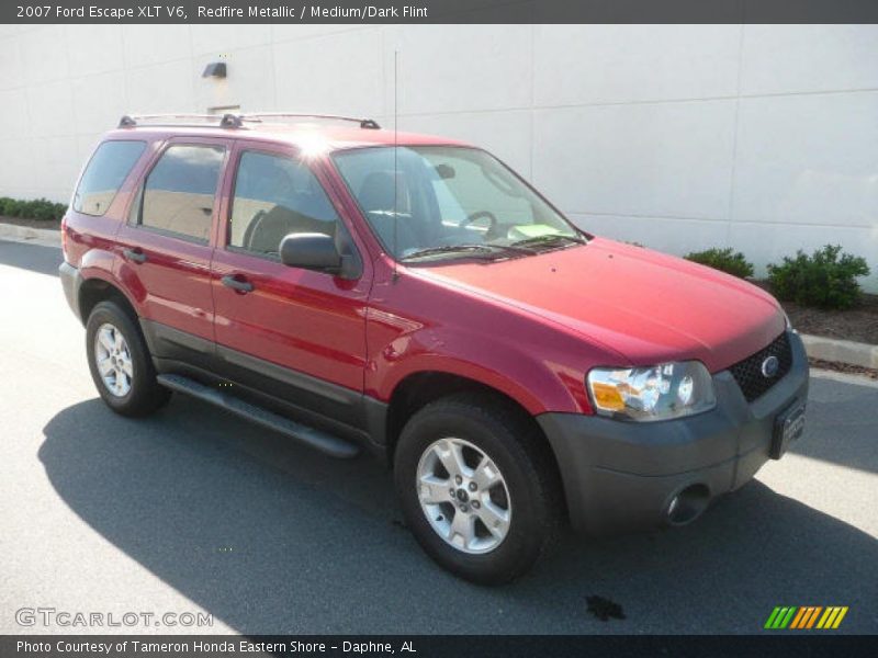 Redfire Metallic / Medium/Dark Flint 2007 Ford Escape XLT V6