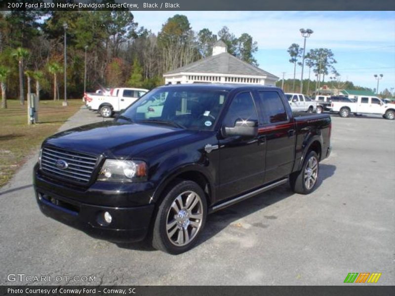 Black / Black 2007 Ford F150 Harley-Davidson SuperCrew