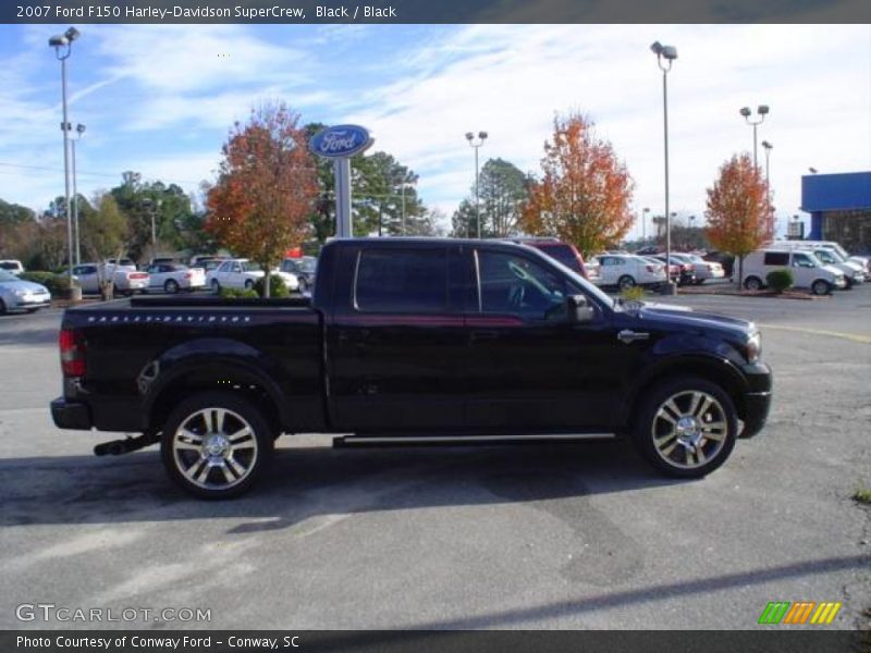 Black / Black 2007 Ford F150 Harley-Davidson SuperCrew